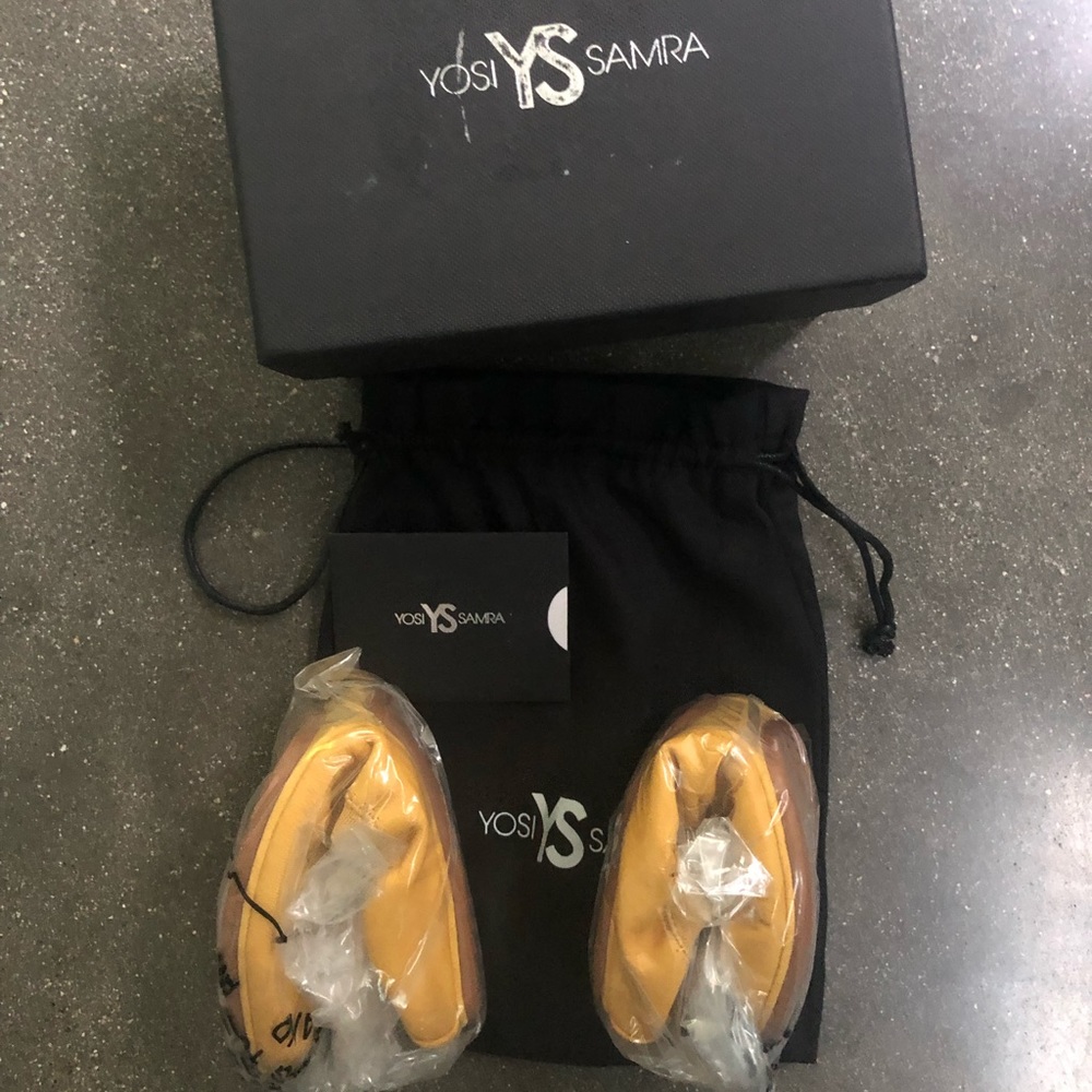 Yosi Samra Foldable ballet flats